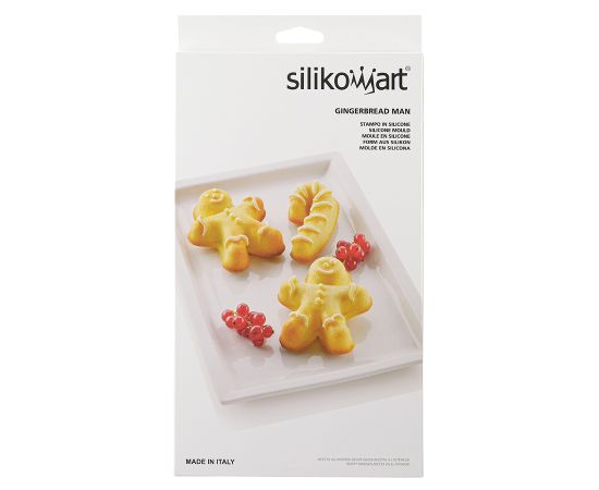 Форма для приготовления пирожных Ginderbread Man силиконовая, Silikomart, изображение 8
