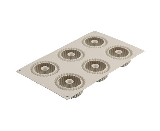 Форма для приготовления пирожных Mini Raggio 18 х 33,6 см силиконовая, Silikomart, изображение 9