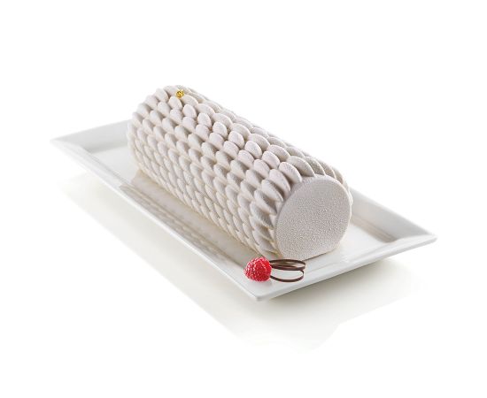 Форма для приготовления пирожного Quenelle, 24,5 х 9,5 х 7,7 см, силиконовая, Silikomart