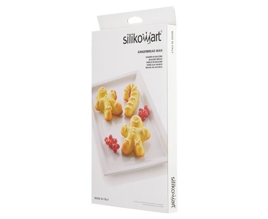 Форма для приготовления пирожных Ginderbread Man силиконовая, Silikomart, изображение 9