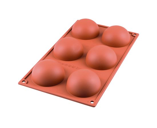 Форма для приготовления пирожных Half Sphere 18,5 х 33,5 см силиконовая, Silikomart