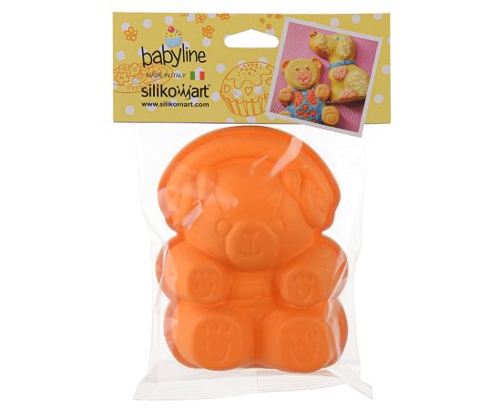 Форма для приготовления пирожного Teddy Bear 12,5 х 16 см силиконовая, Silikomart, изображение 4