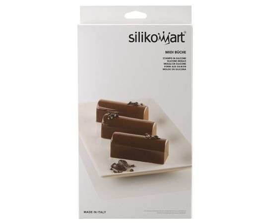 Форма для приготовления пирожных и конфет Midi Buche силиконовая, Silikomart, изображение 12