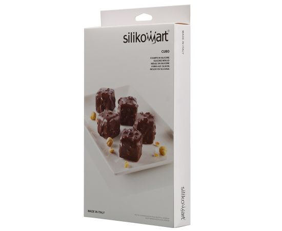 Форма для приготовления пирожных Cube 3,5 х 3,5 см силиконовая, Silikomart, изображение 10