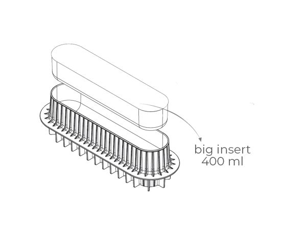 Форма для приготовления пирожных Inserto Buche 22 х 5 см силиконовая, Silikomart, изображение 7