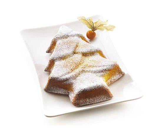 Форма для приготовления пирожного Christmas Tree 28 х 20 см силиконовая, Silikomart, изображение 2
