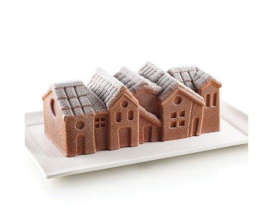 Набор для приготовления муссовых десертов Winter Village, 24 х 10 х 8,2 см, Silikomart, изображение 3