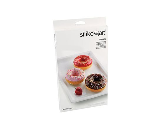 Форма для приготовления пончиков Donuts 18 х 33 см силиконовая, Silikomart, изображение 8