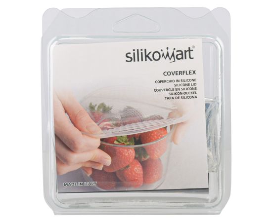 Набор из 3 крышек Coverflex ?11, 16, 21 см силикон, голубой, Silikomart, изображение 5