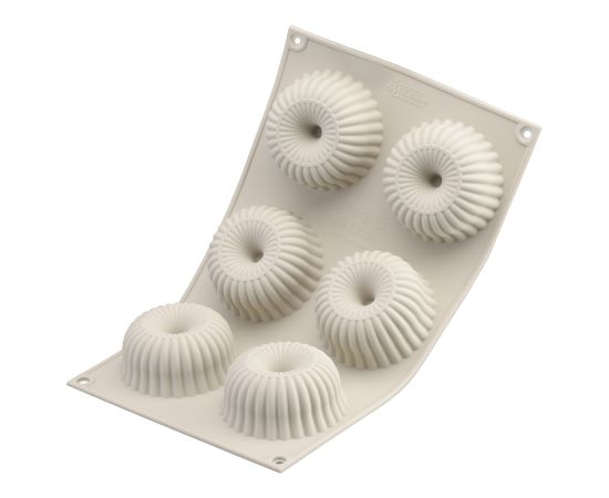 Форма для приготовления пирожных Mini Raggio 18 х 33,6 см силиконовая, Silikomart, изображение 2