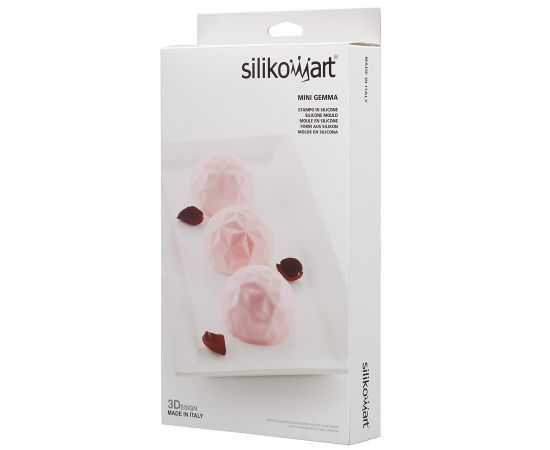 Форма для приготовления пирожных Mini Gemma 18 х 34 см силиконовая, Silikomart, изображение 8
