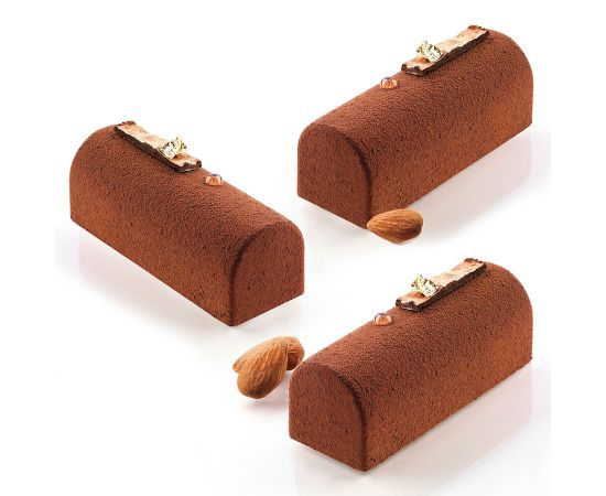 Форма для приготовления пирожных и конфет Midi Buche силиконовая, Silikomart, изображение 5