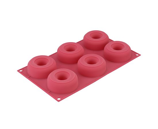 Форма для приготовления пончиков Donuts ?7,5 см силиконовая, Silikomart, изображение 4