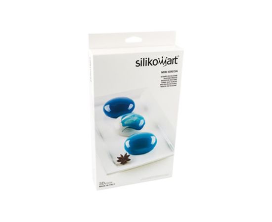 Форма для приготовления пирожных Mini Goccia 18 х 33,6 см силиконовая, Silikomart, изображение 8