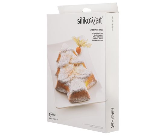 Форма для приготовления пирожного Christmas Tree 28 х 20 см силиконовая, Silikomart, изображение 8