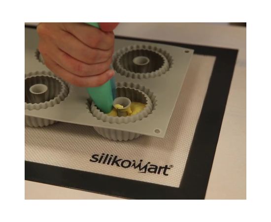 Форма для приготовления пирожных Mini Raggio 18 х 33,6 см силиконовая, Silikomart, изображение 5