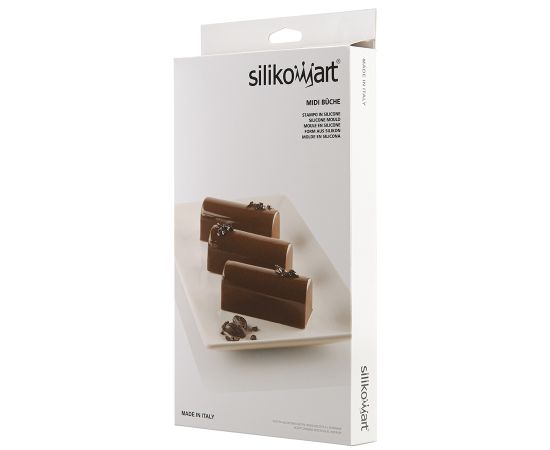 Форма для приготовления пирожных и конфет Midi Buche силиконовая, Silikomart, изображение 13