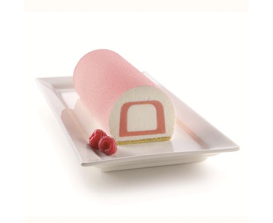 Форма для приготовления пирожных Inserto Buche 22 х 5 см силиконовая, Silikomart, изображение 2