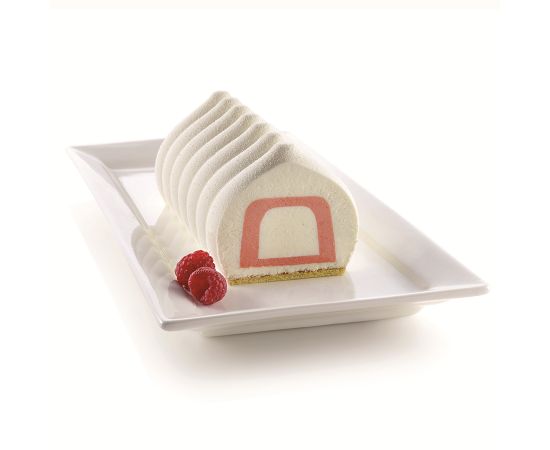 Форма для приготовления пирожных Inserto Buche 22 х 5 см силиконовая, Silikomart