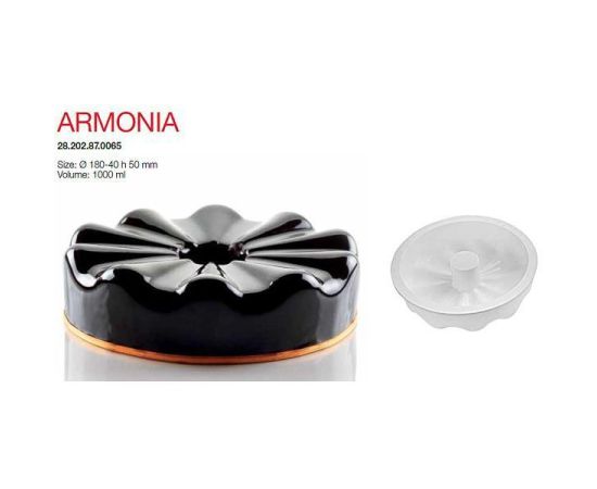 Форма для приготовления тортов и пирожных ARMONIA, 18 х 5 см, силиконовая, Silikomart