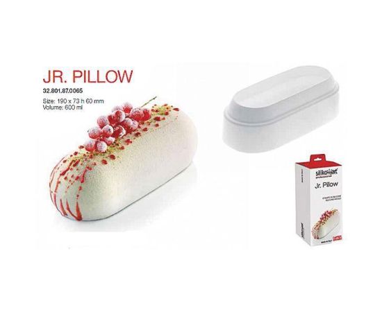Форма для приготовления пирожных JR. PILLOW 19 х  7,3 х 6 см, силиконовая, Silikomart