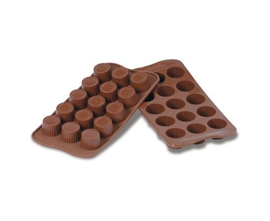 Форма для приготовления конфет PRALINE, D3 см, H18,5 см, Объем: 10 мл, силиконовая, Silikomart