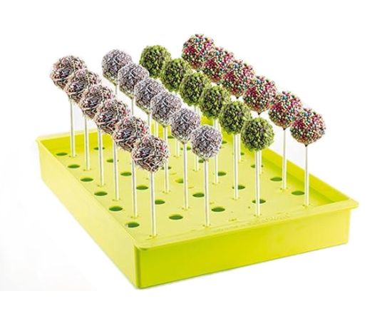 Форма для приготовления пирожного MUL3D-28 for 6 Cake Pops, 12 х 42,5 х 4,3 см, D2,8 см, силиконовая, Silikomart, изображение 4