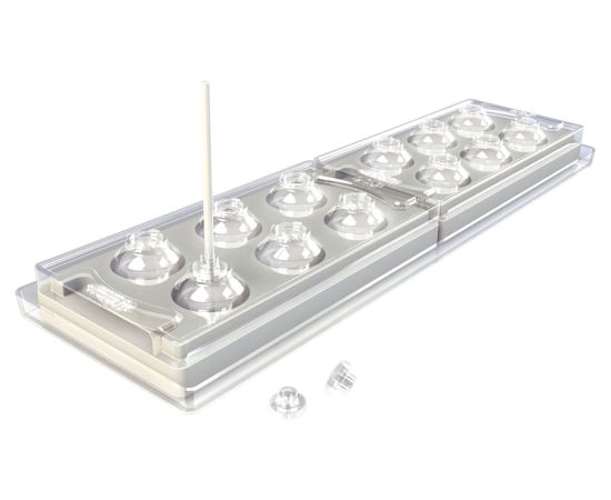 Форма для приготовления пирожного MUL3D-28 for 6 Cake Pops, 12 х 42,5 х 4,3 см, D2,8 см, силиконовая, Silikomart, изображение 5