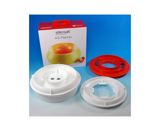 Форма для приготовления тортов и пирожных Kit Flame 24 х 8,5 см, силиконовая, Silikomart, изображение 7