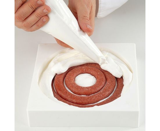 Форма для приготовления тортов INSERT DECOR ROUND, 26 х 26 х 2 см, силиконовая, Silikomart, изображение 6